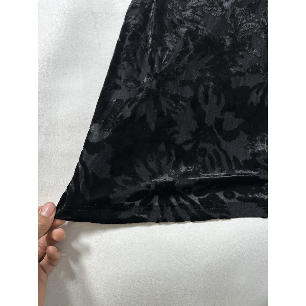 Tadashi Shoji Black Nude Lace & Mesh Maxi Cocktail Dress Size XS - Picture 3 of 16